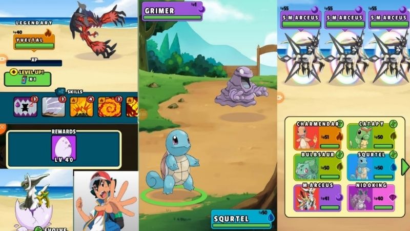 Gameplay thu phục Dynamons trong Dynamons World Mod