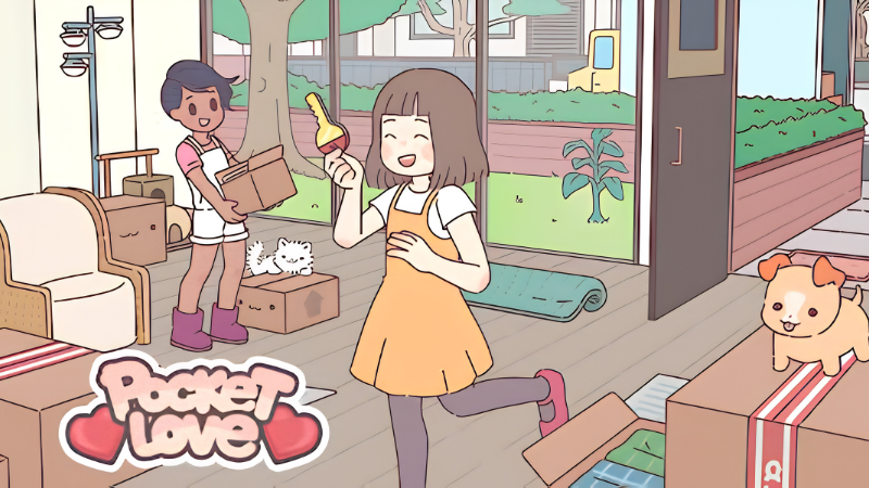 Pocket Love MOD với cặp đôi trong ngôi nhà nhỏ