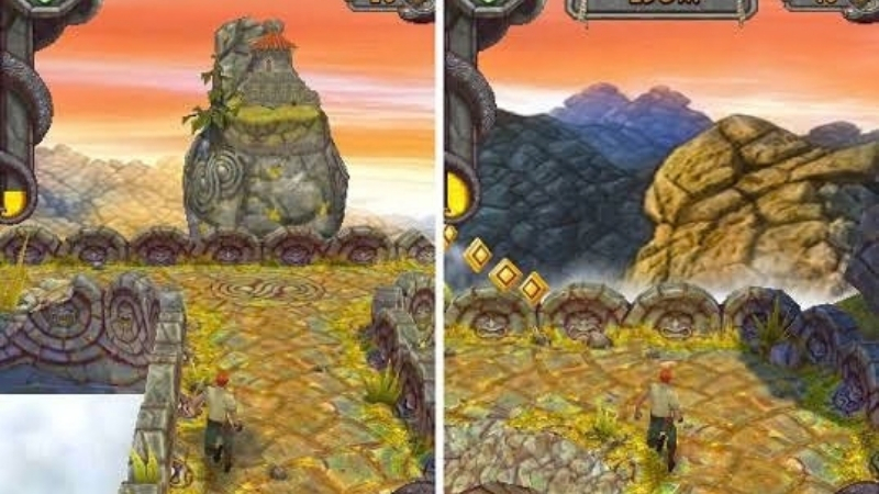 Temple Run 2 Hack né chướng ngại khi tốc độ tăng
